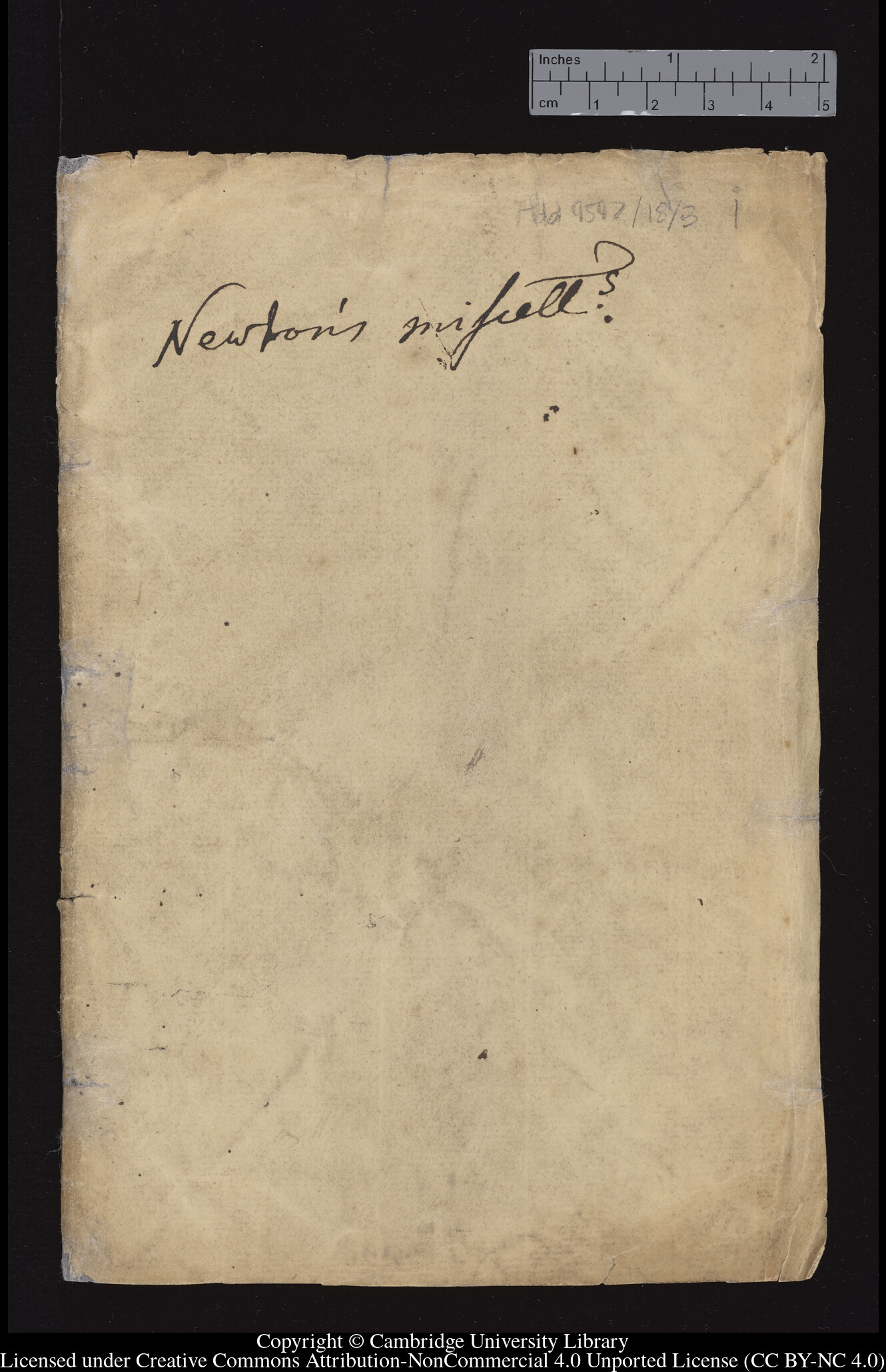 Miscellaneous copies of Newton&#39;s Papers