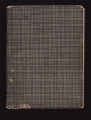 Front: A.W. Lawrence Excavation Notebook;  Back: Palace Pottery Stratification