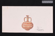 Drawing of Tomb 513 miniature flask