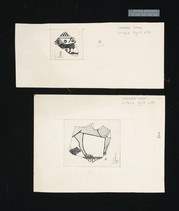 4 drawings of Tomb 522 proto-Corinthian, Orientalising, and Corinthian sherds, figs. c and d