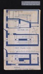 Drawing for BSA XXV p. 153 Fig. 34, plans and section for Grand Staircase