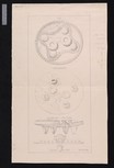 Drawing of ivory candlestick 54-449