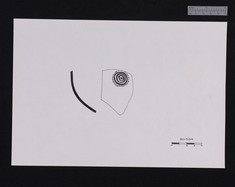 Drawing of PCE sherd 50-534