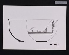 Drawing of House of Oil Merchant sherd 54-250