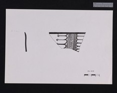 Drawing of House of Oil Merchant sherd 54-545