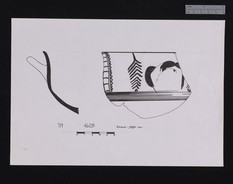 Drawing of House of Oil Merchant sherd 714 and 4628