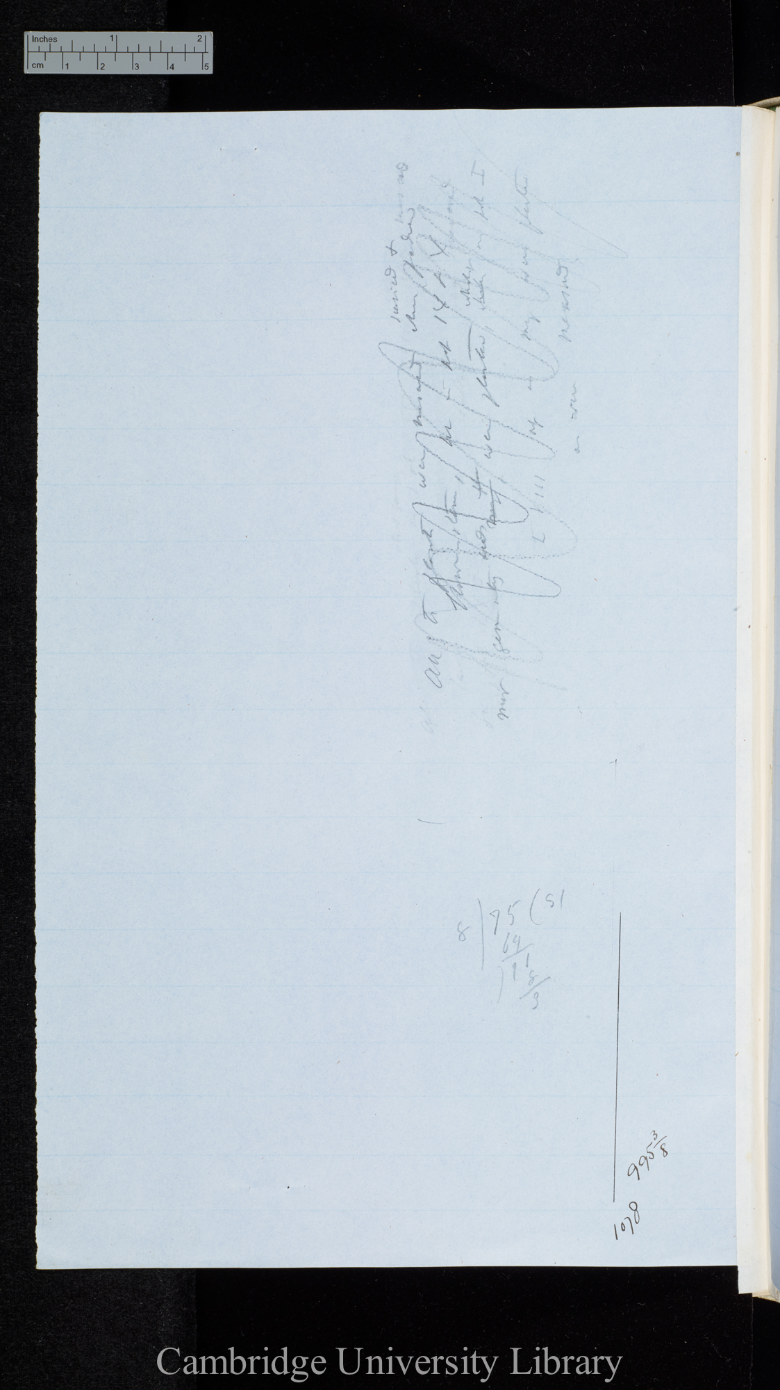 Ms p 136 verso [deleted note?]