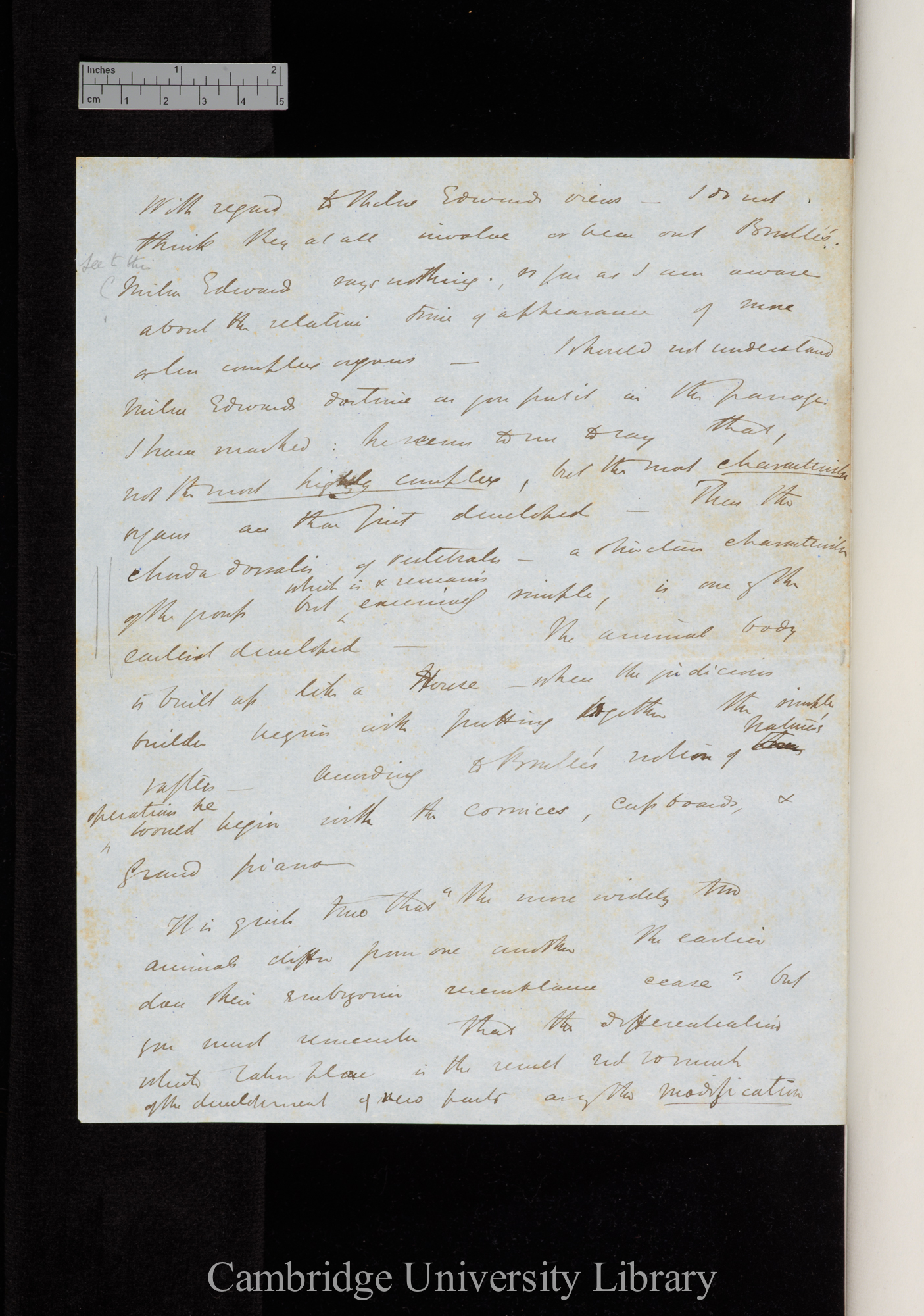 Thomas Henry Huxley to Charles Robert Darwin