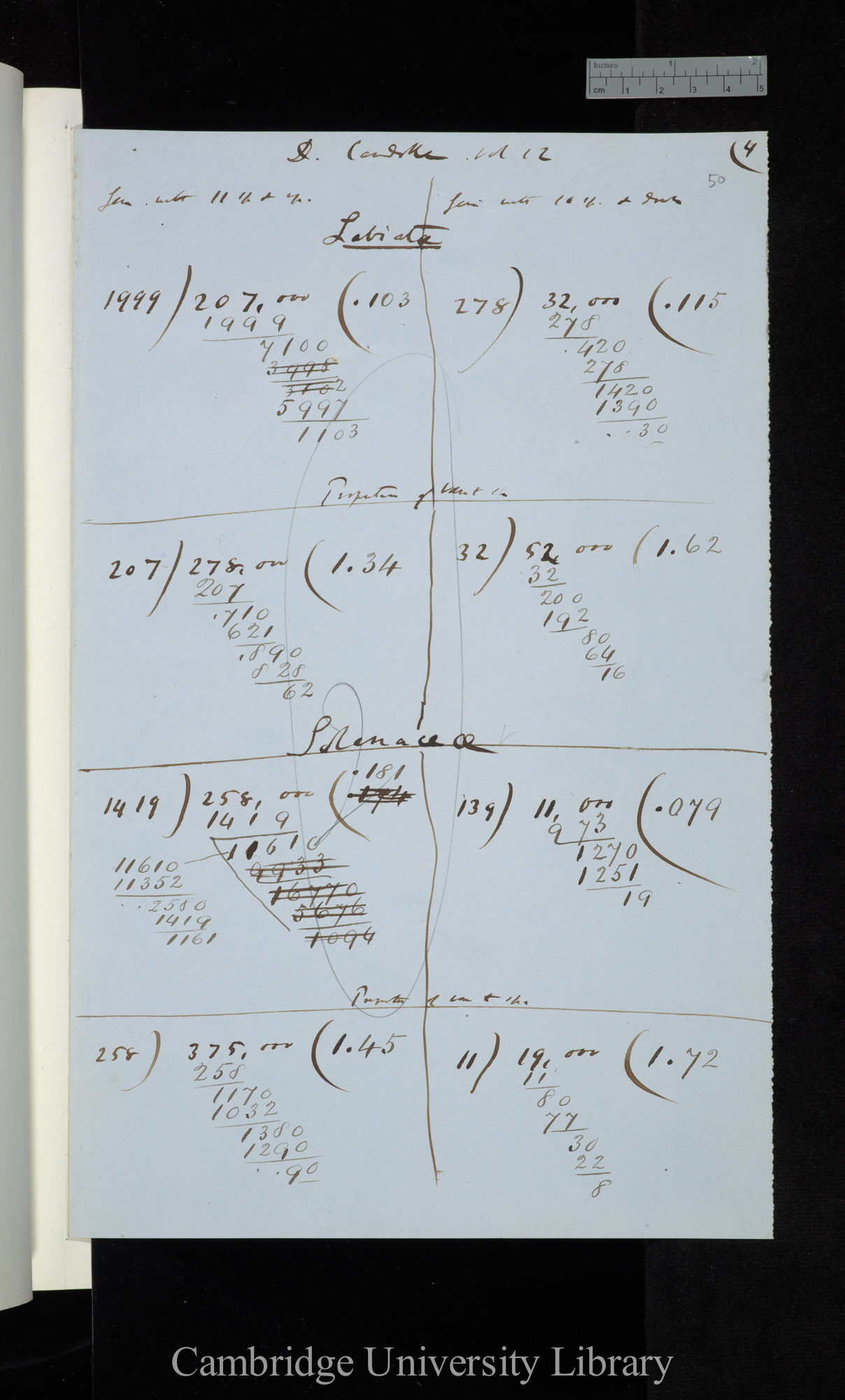 Decandolle / Genera with 11 &amp; up / Genera with 10 &amp; down (summarising calculations)