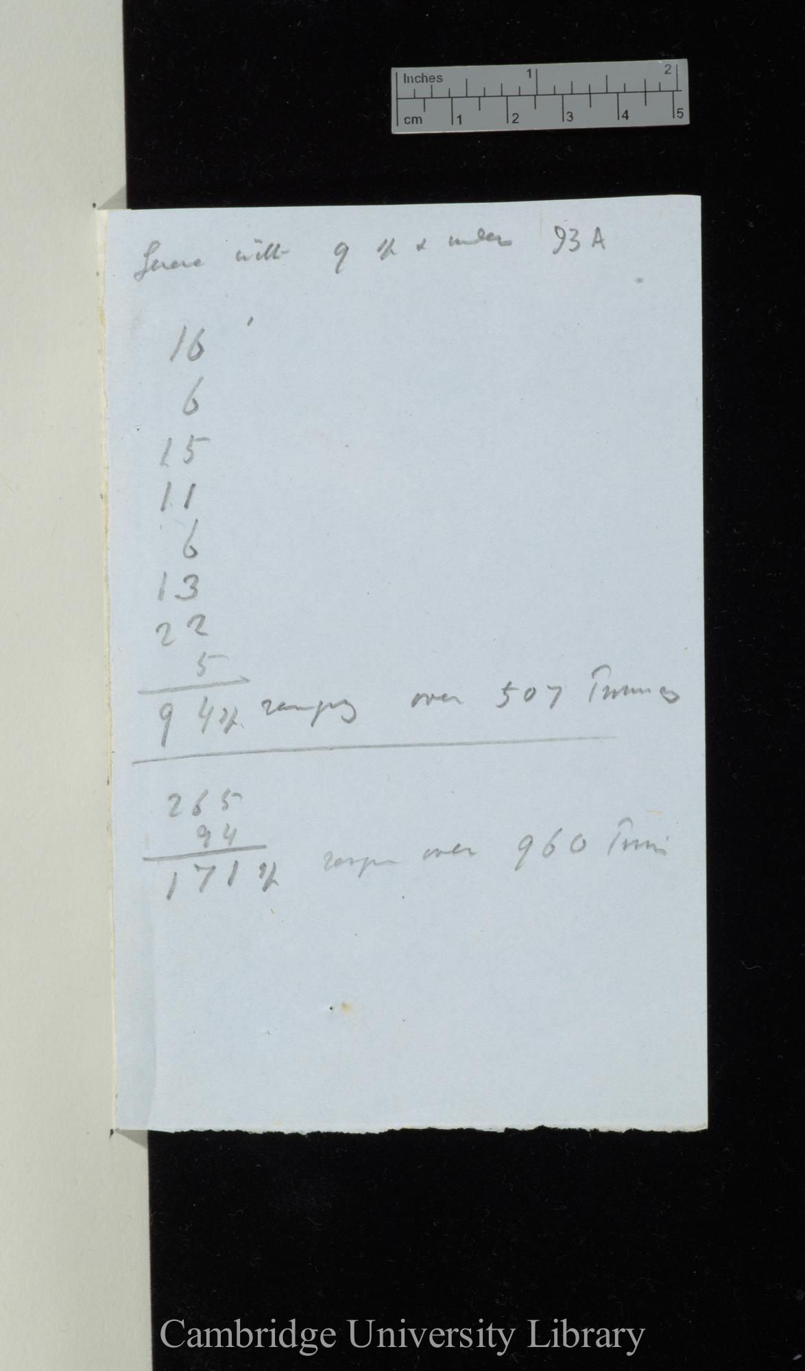 Genera with 9 sp[ecies] &amp; under (summarising calculation)