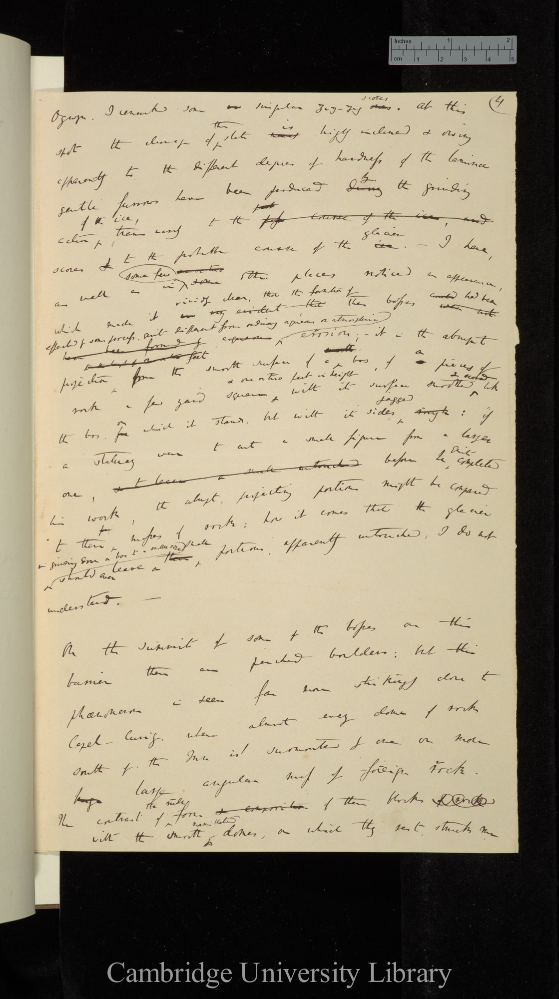 &#39;Notes on the effects produced by the ancient glaciers of Caernarvonshire and on the boulders transported by floating ice&#39; [for Geological Society 15 December 1841]