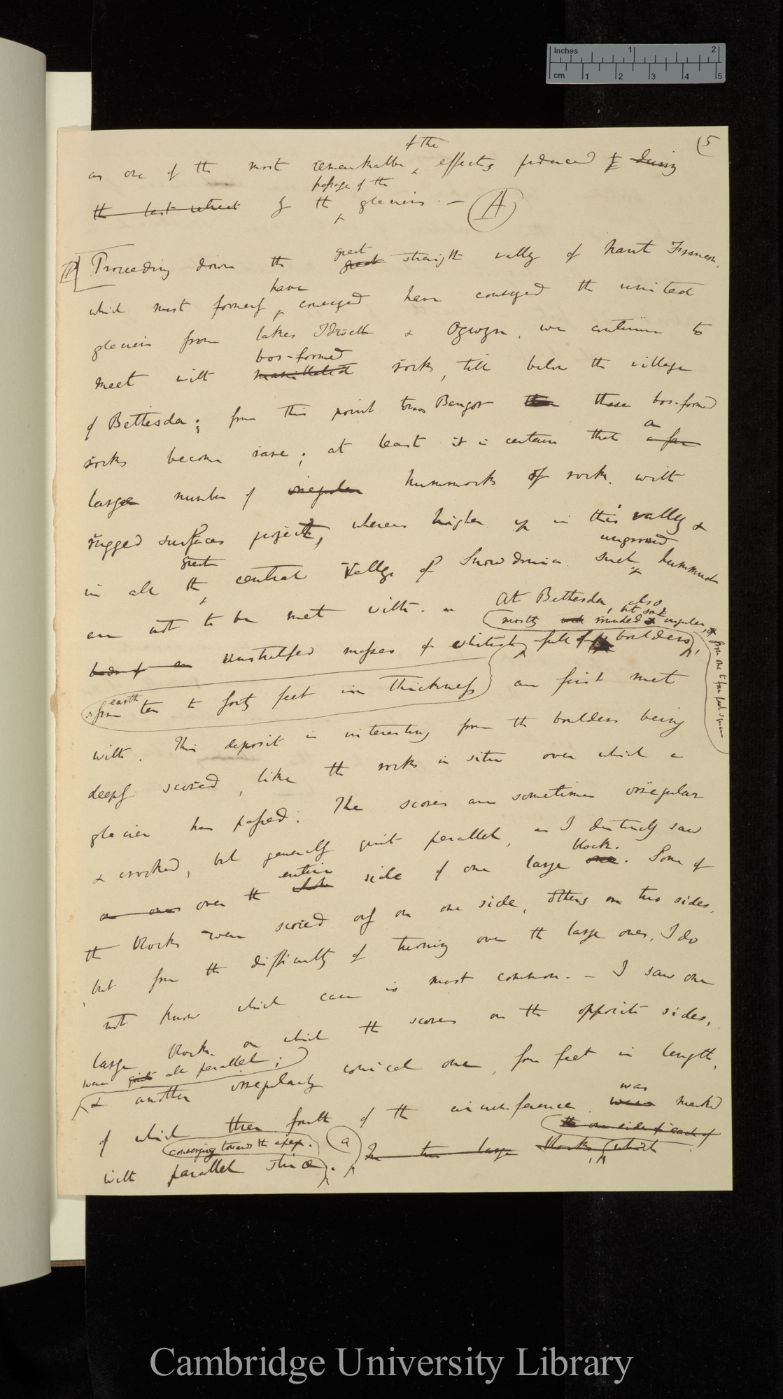 &#39;Notes on the effects produced by the ancient glaciers of Caernarvonshire and on the boulders transported by floating ice&#39; [for Geological Society 15 December 1841]