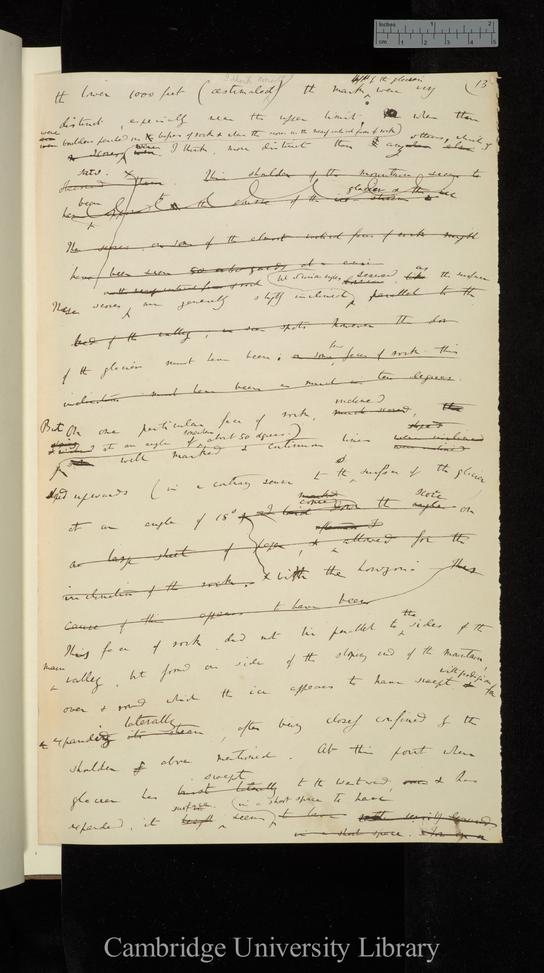 &#39;Notes on the effects produced by the ancient glaciers of Caernarvonshire and on the boulders transported by floating ice&#39; [for Geological Society 15 December 1841]