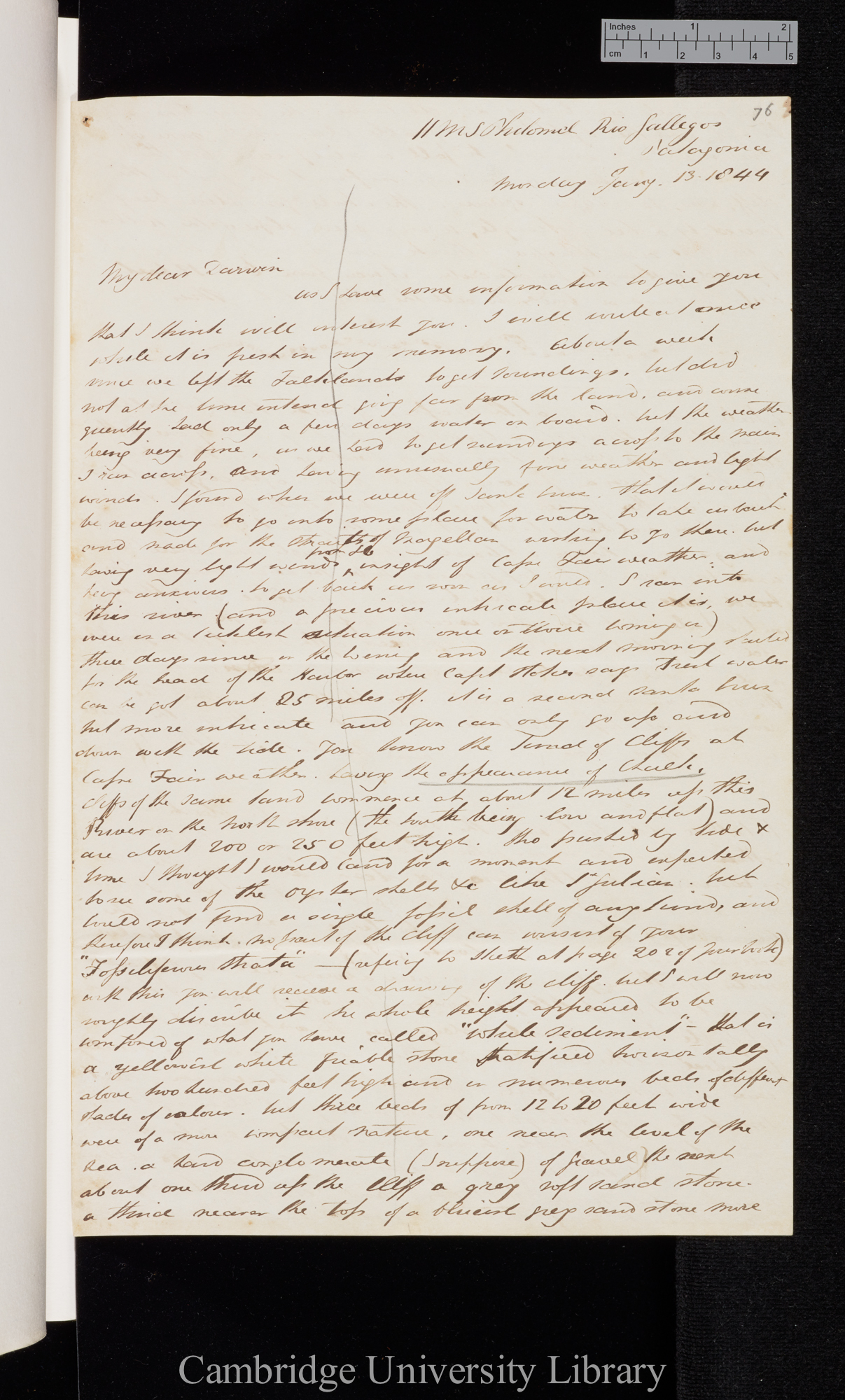 Sir Bartholomew James Sulivan to Charles Robert Darwin