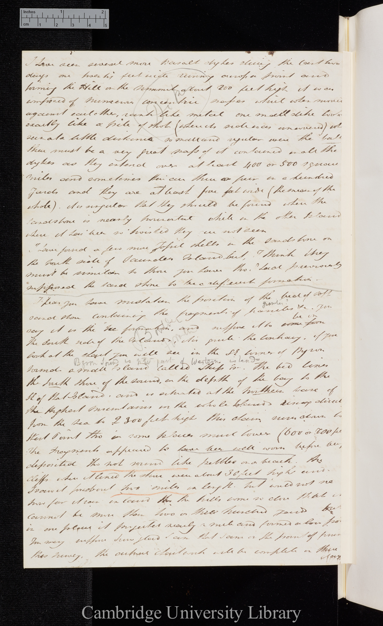 Sir Bartholomew James Sulivan to Charles Robert Darwin