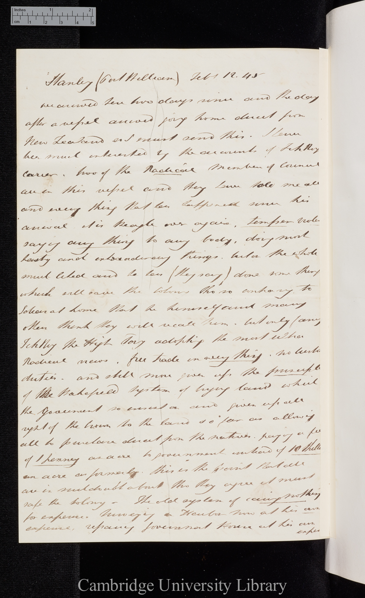 Sir Bartholomew James Sulivan to Charles Robert Darwin