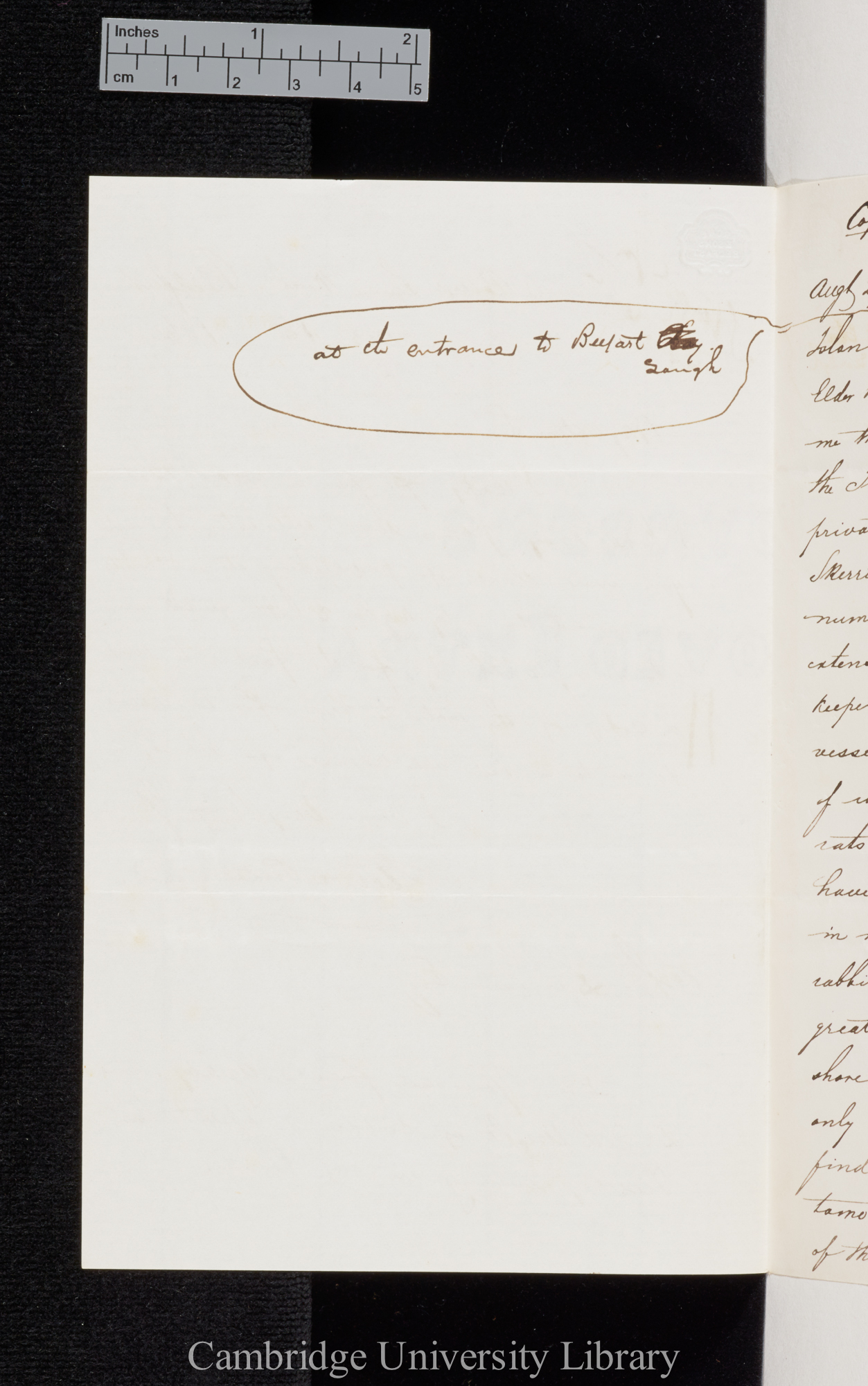 Robert Patterson to Charles Robert Darwin