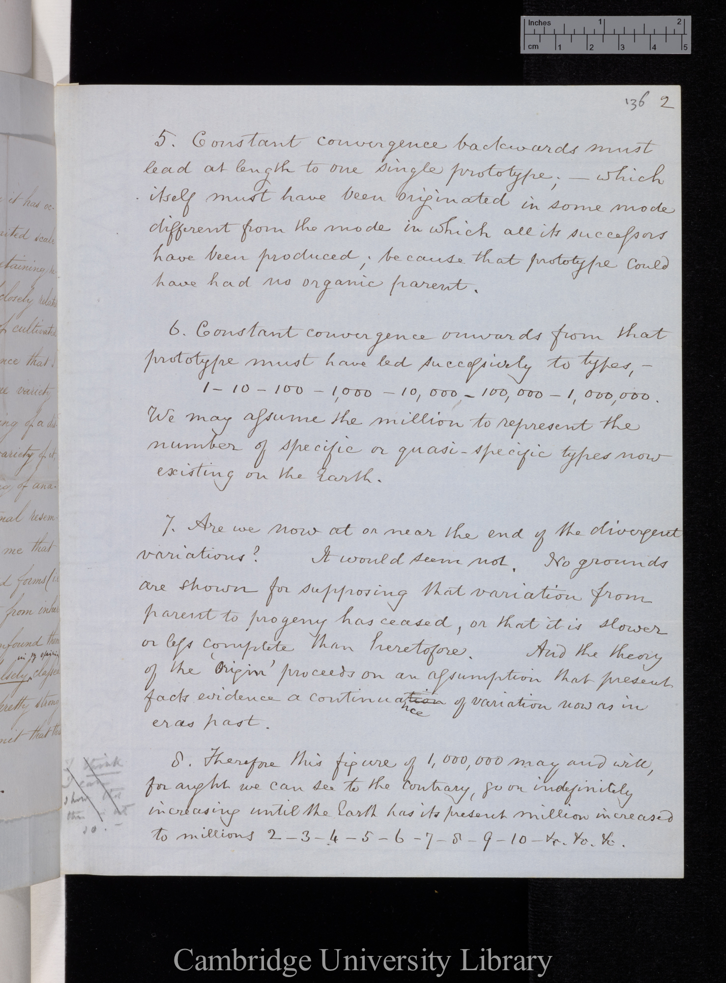 [Hewett Cottrell Watson] to Charles Robert Darwin