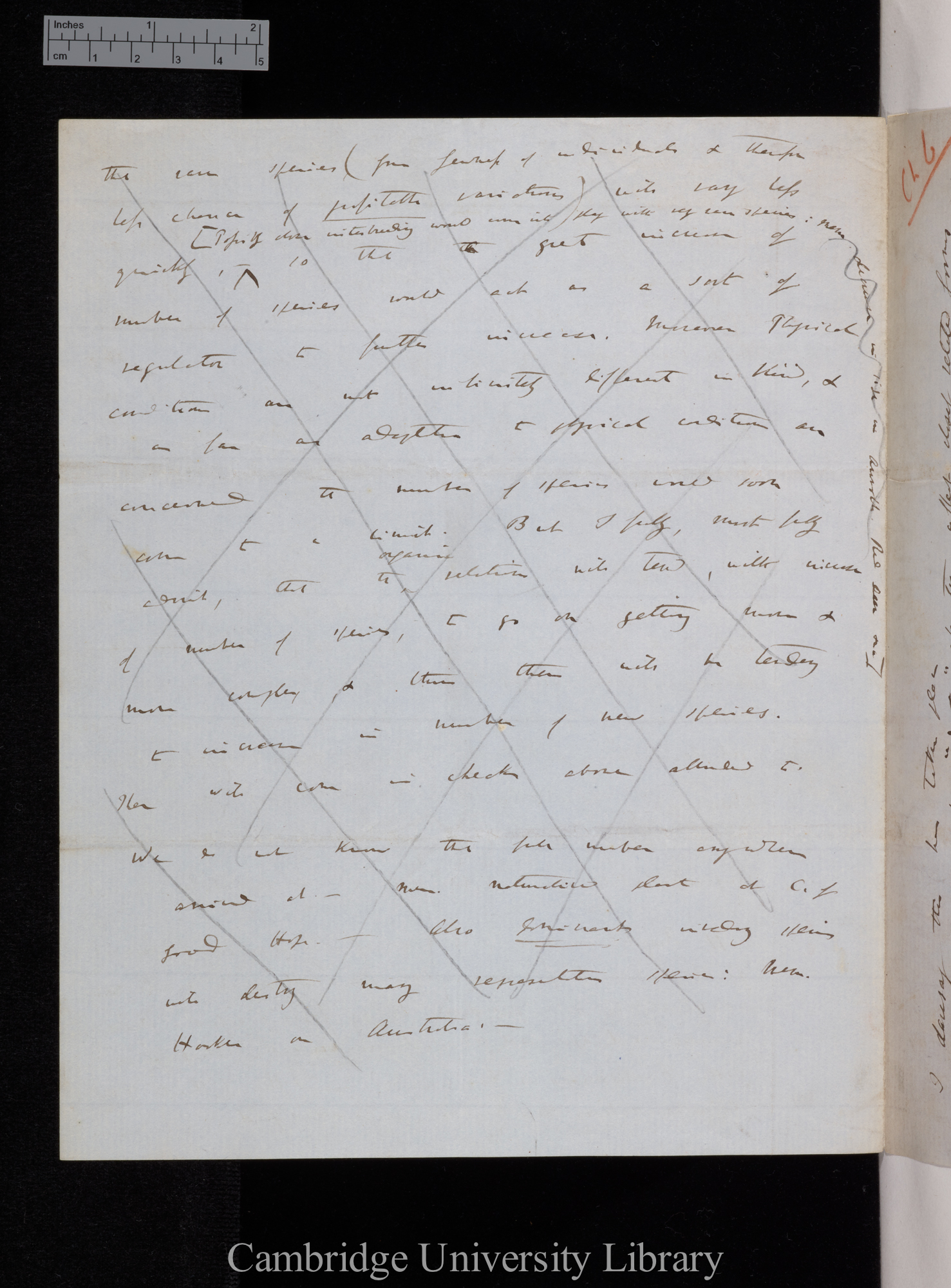 [Hewett Cottrell Watson] to Charles Robert Darwin