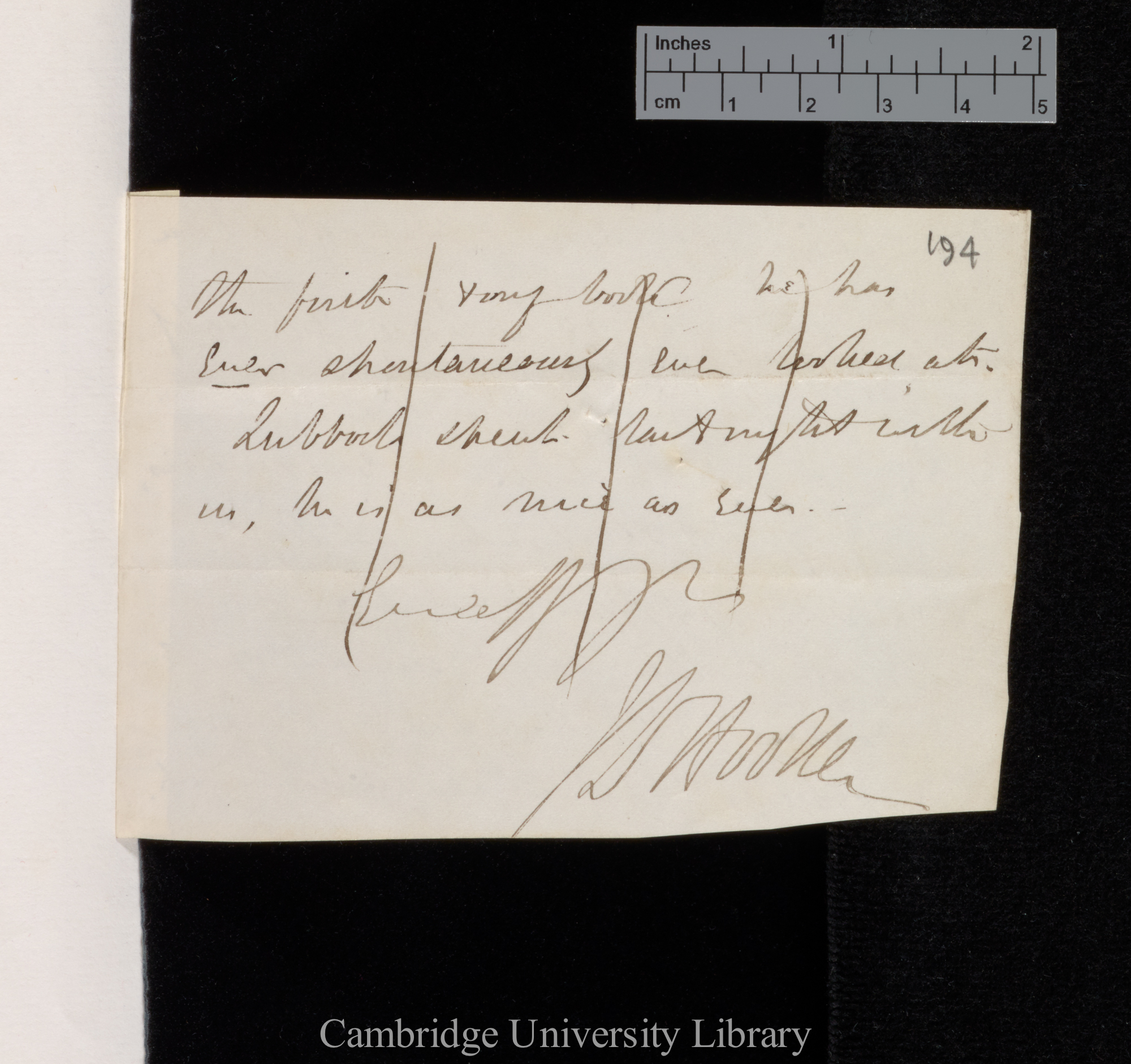 Sir Joseph Dalton Hooker to Charles Robert Darwin