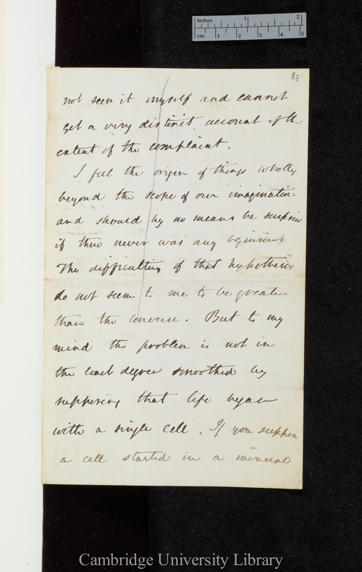 Hensleigh Wedgwood to Charles Robert Darwin