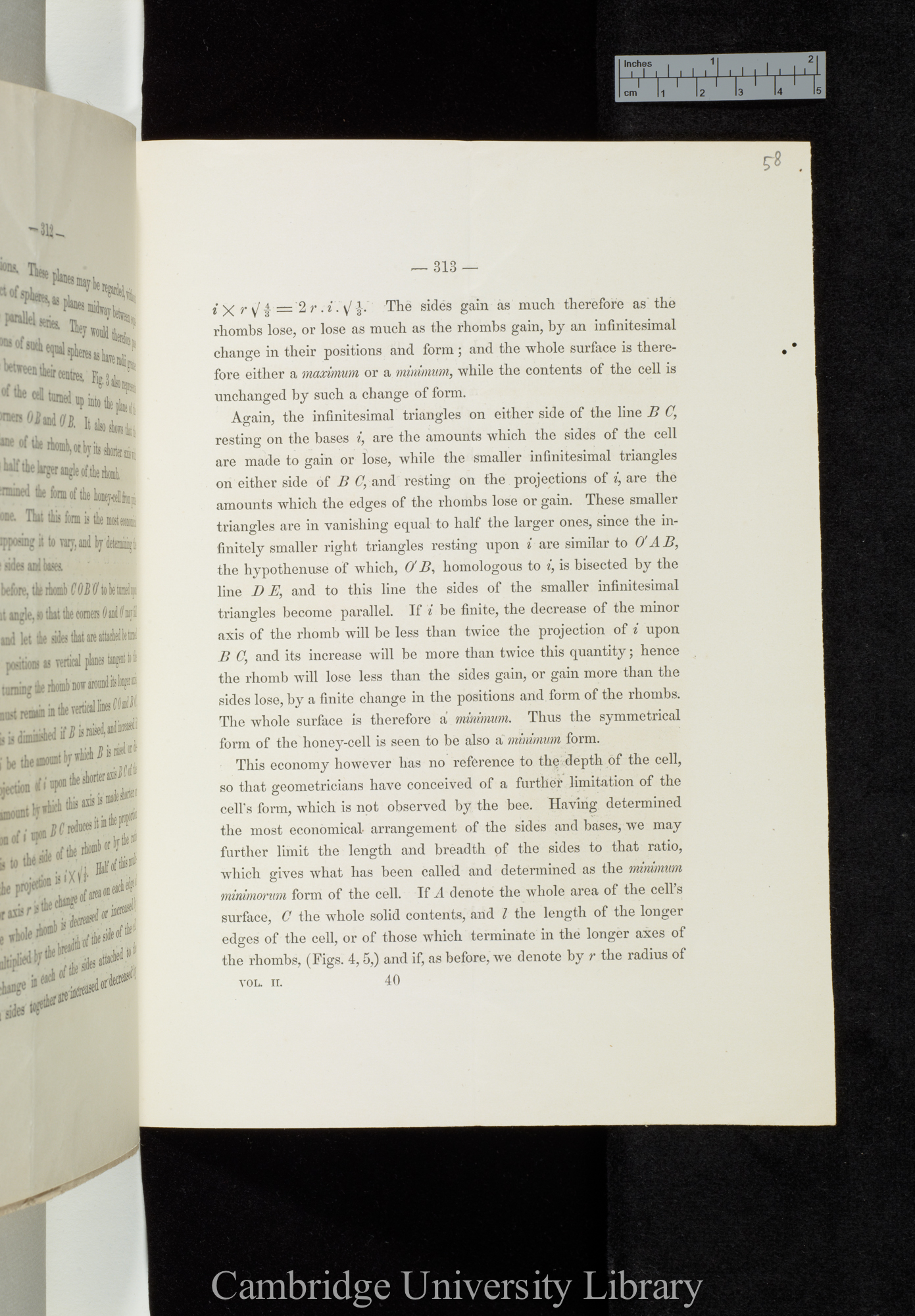 Wright, Chauncey. The economy and symmetry of the honey-bees&#39; cells &#39;Mathematical Monthly&#39; 2: 313