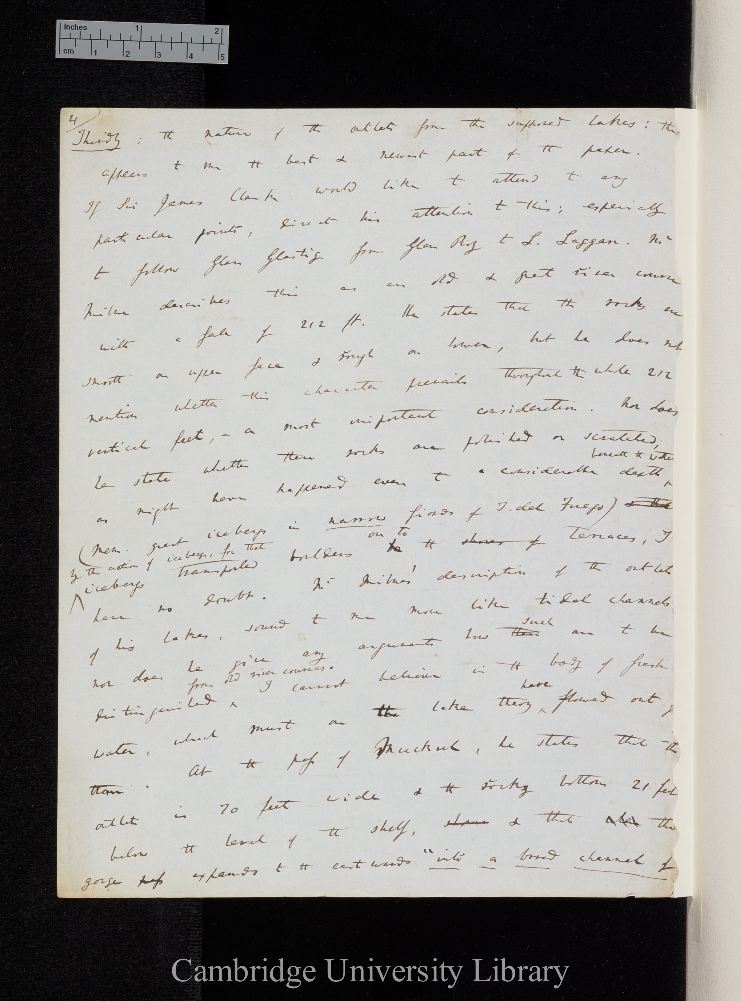 Charles Robert Darwin to Sir Charles Lyell, [Ms p 4]