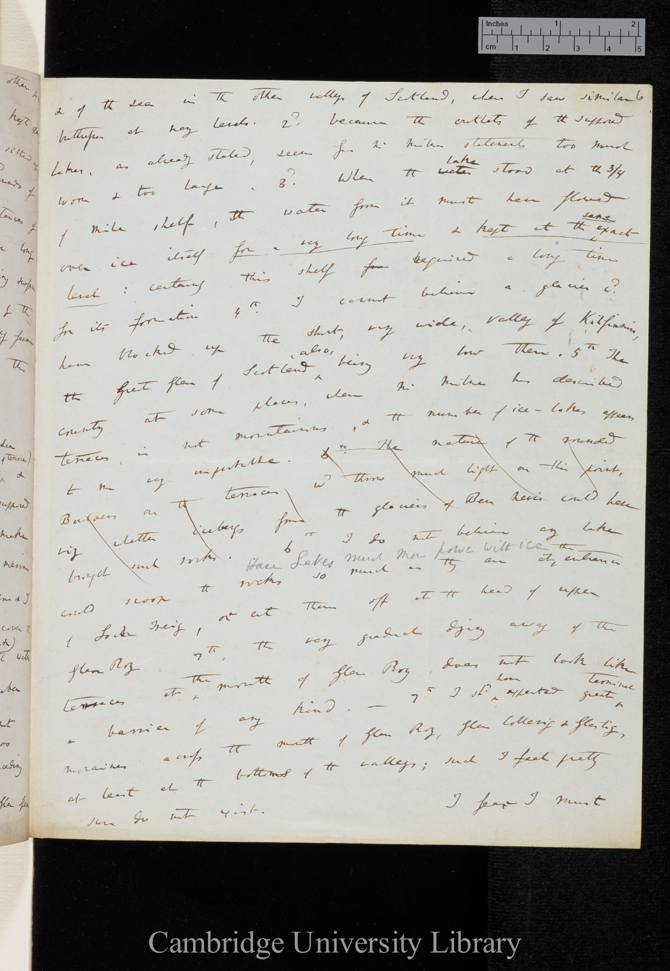 Charles Robert Darwin to Sir Charles Lyell, [Ms p 7]