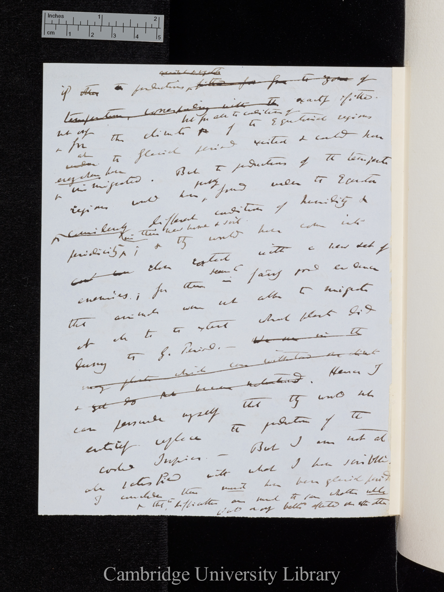 Charles Robert Darwin to Sir Joseph Dalton Hooker