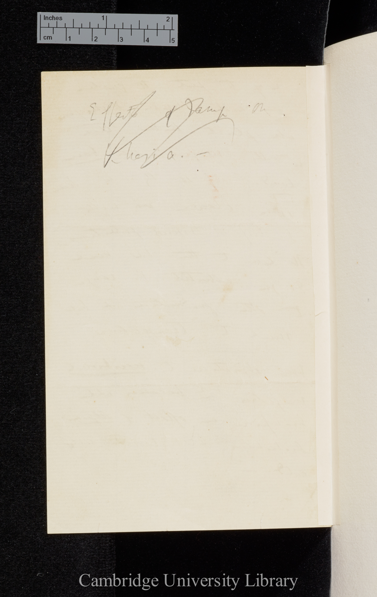 Charles Robert Darwin to [Sir Joseph Dalton Hooker?]