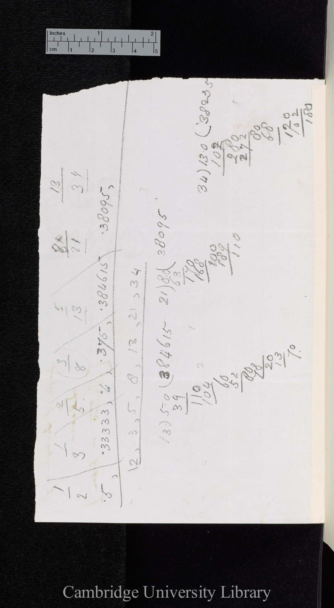 Angles of Divergence of Leaves [calculations and table of values]