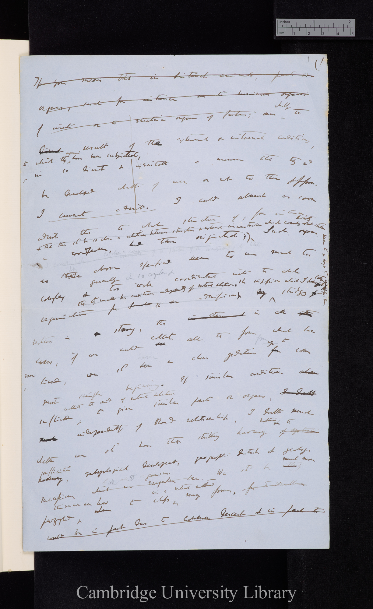 Charles Robert Darwin to George Henry Lewes