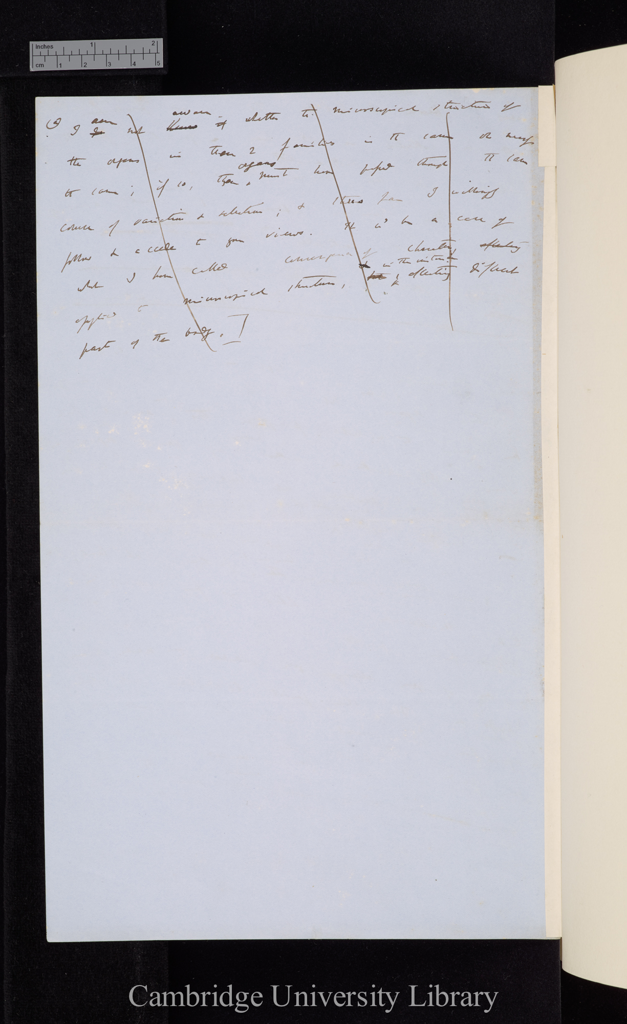 Charles Robert Darwin to George Henry Lewes