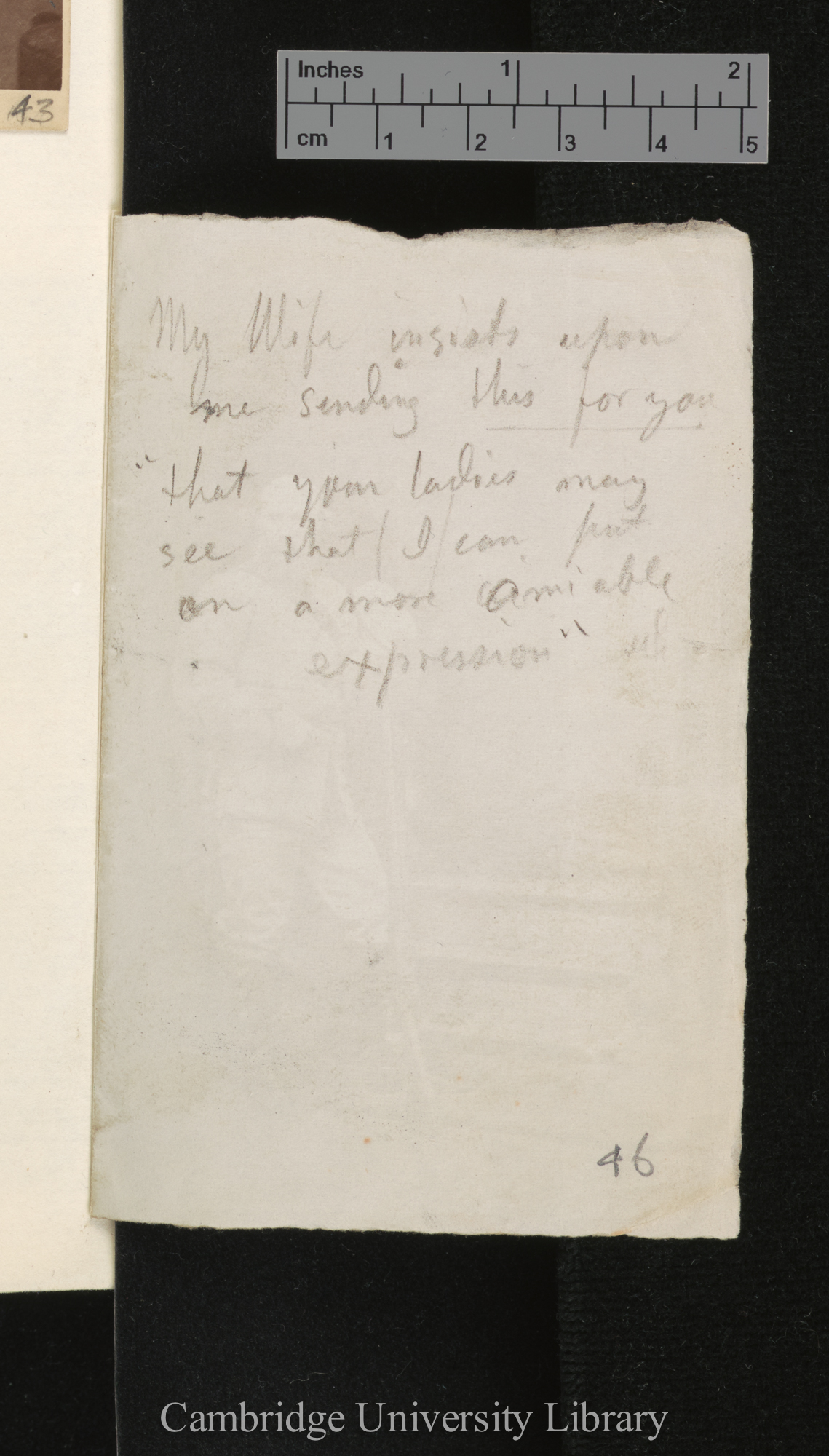 [verso of photograph]; annotated by Oscar Gustave Rejlander