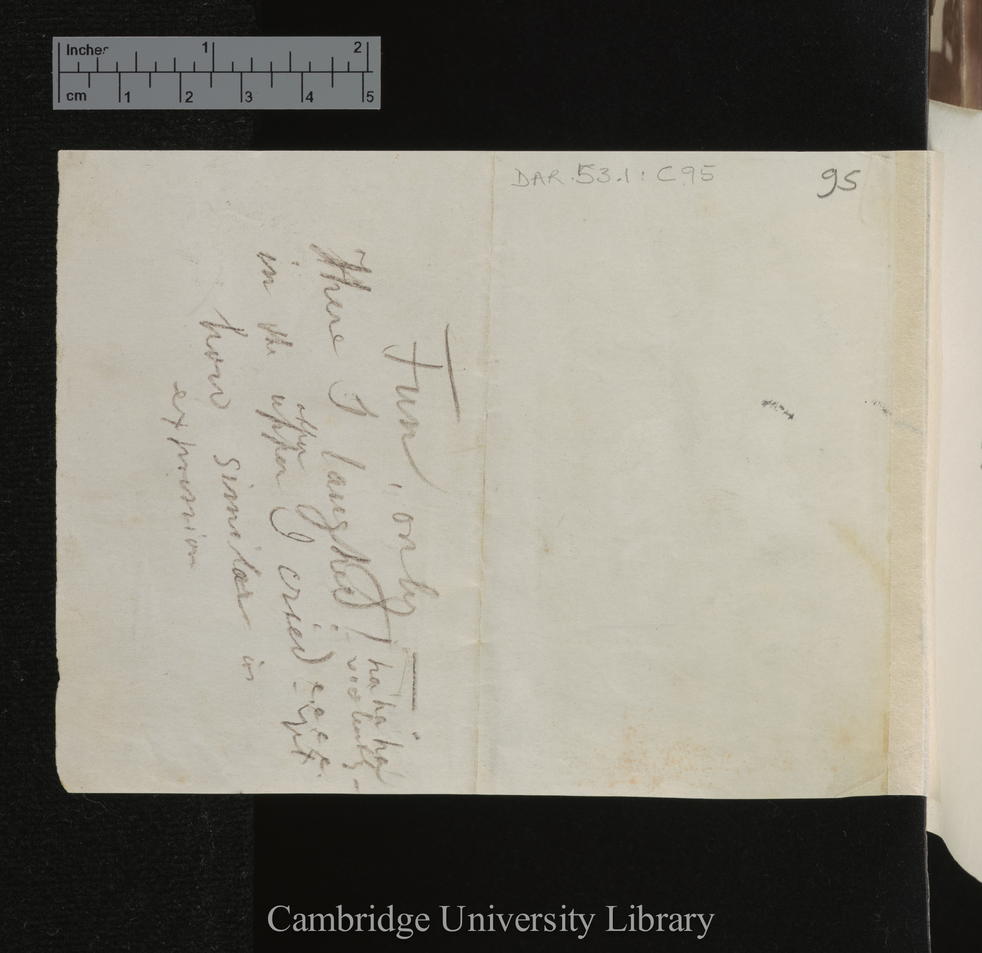 [verso of photograph]; annotated by Oscar Gustave Rejlander(?)