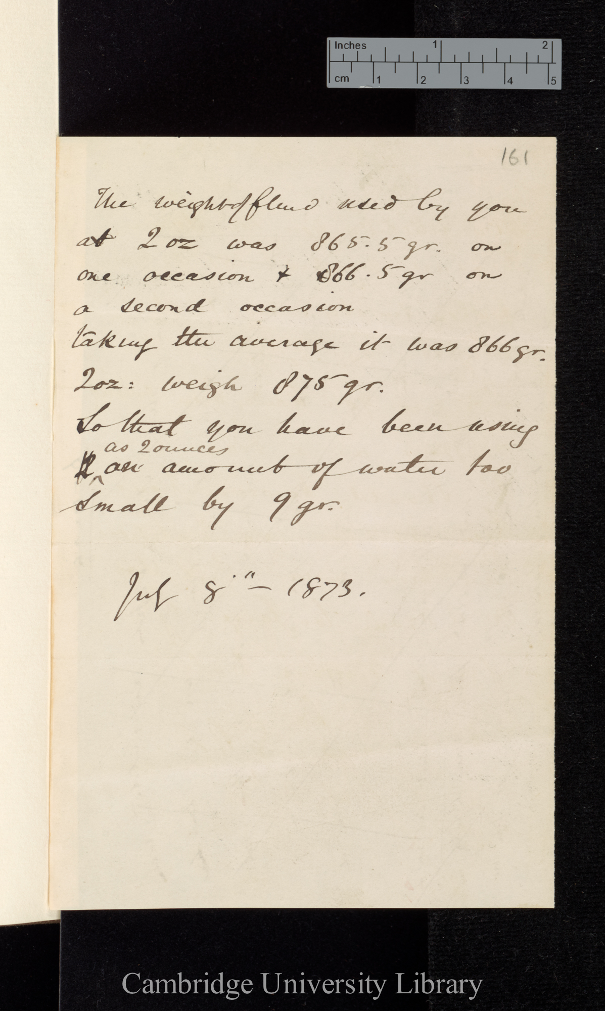 Sir George Howard Darwin to Charles Robert Darwin