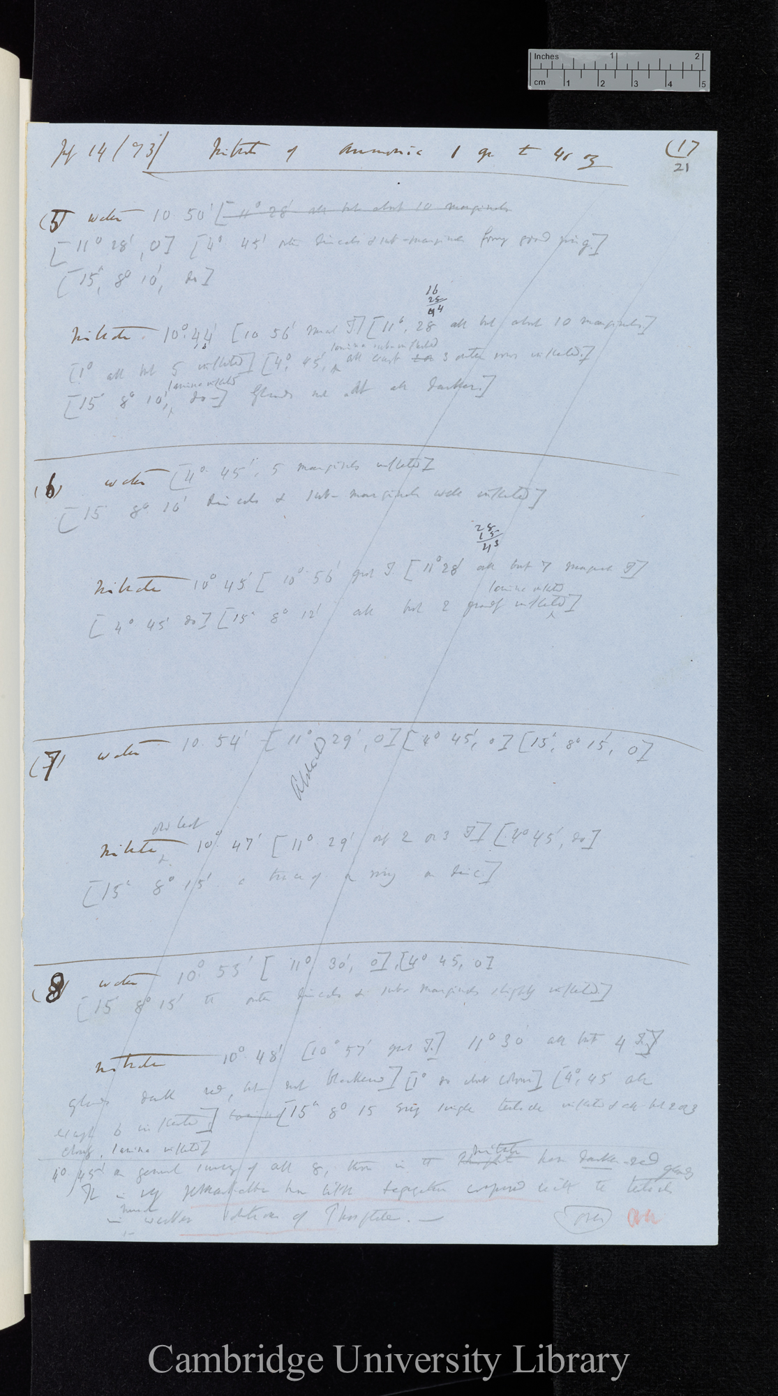 Nitrate of Ammonia / weighed by Borders[?] Double Method 1 gr to 20 oz [and other strengths] / water