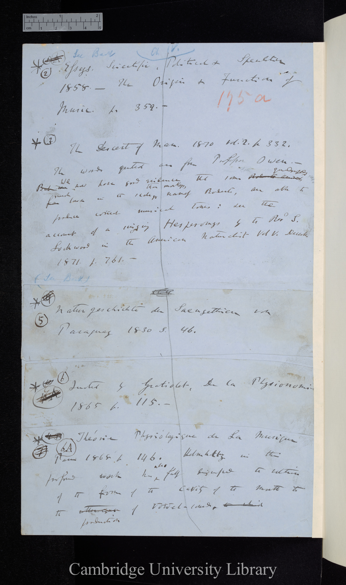 of footnotes to Ch 4 [of &#39;Expression&#39;], sheet numbered 175a [published pp 86-88, 91]