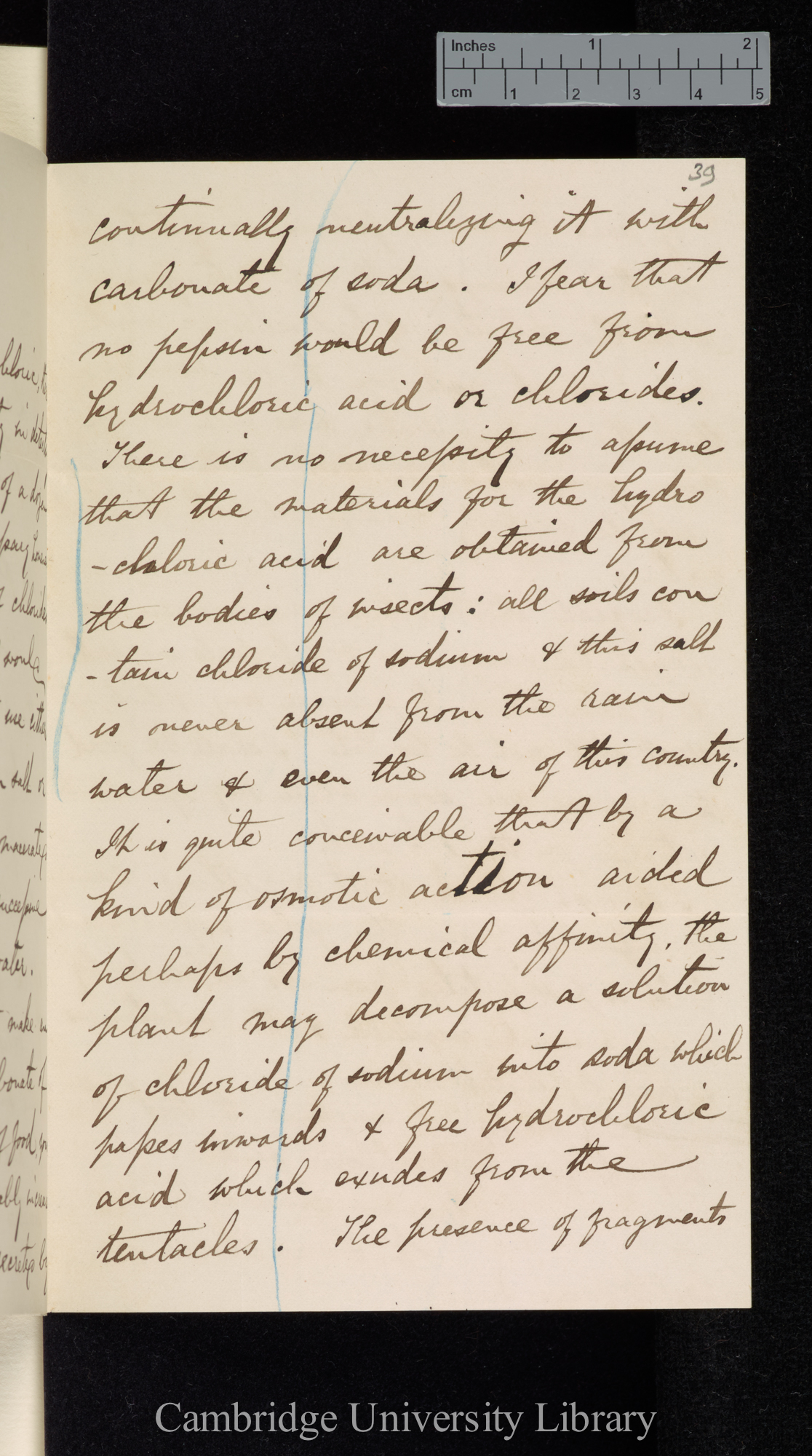 Edward Frankland to Charles Robert Darwin