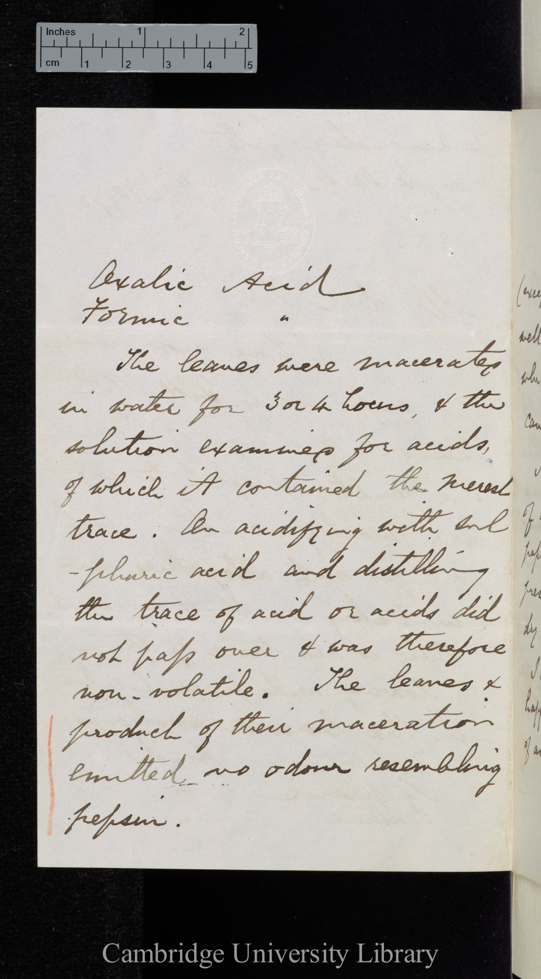 Edward Frankland to Charles Robert Darwin