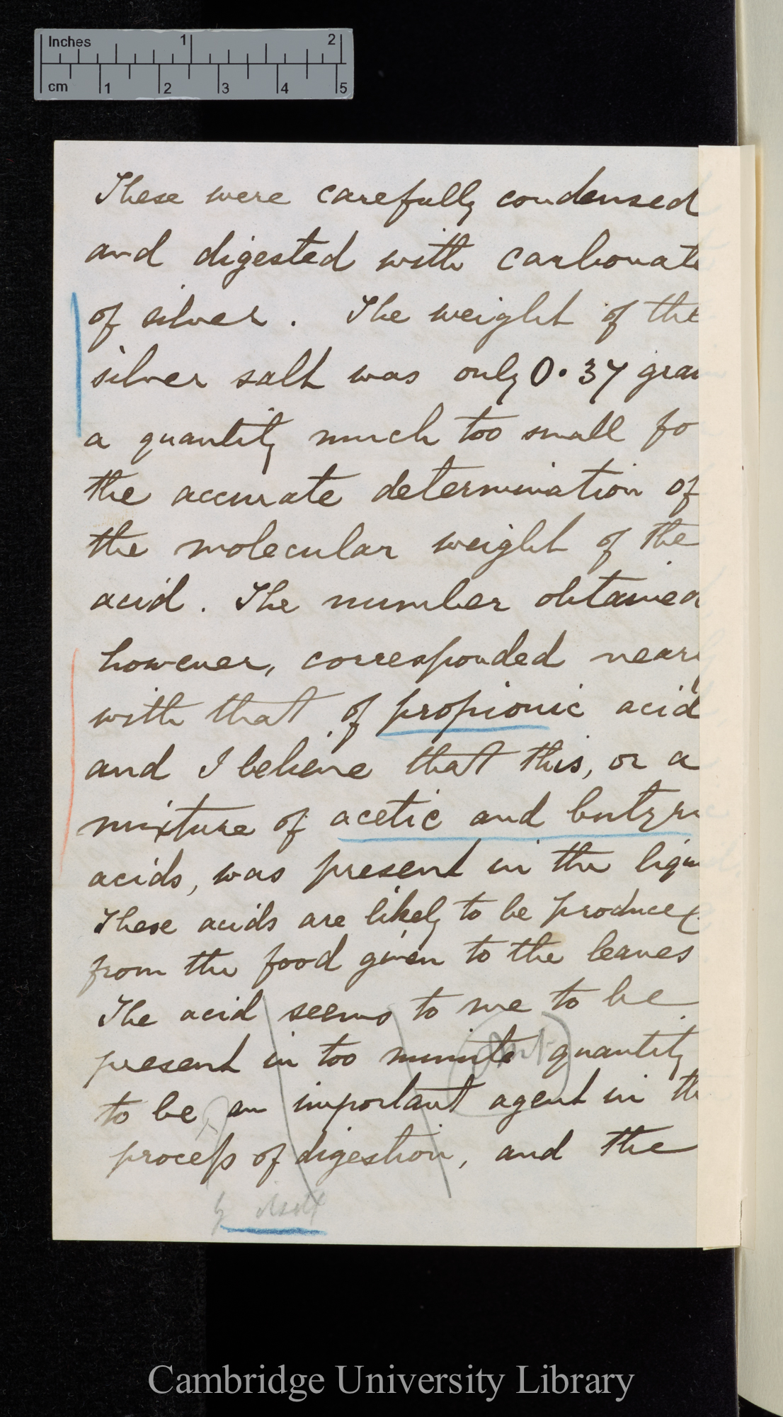 Edward Frankland to Charles Robert Darwin