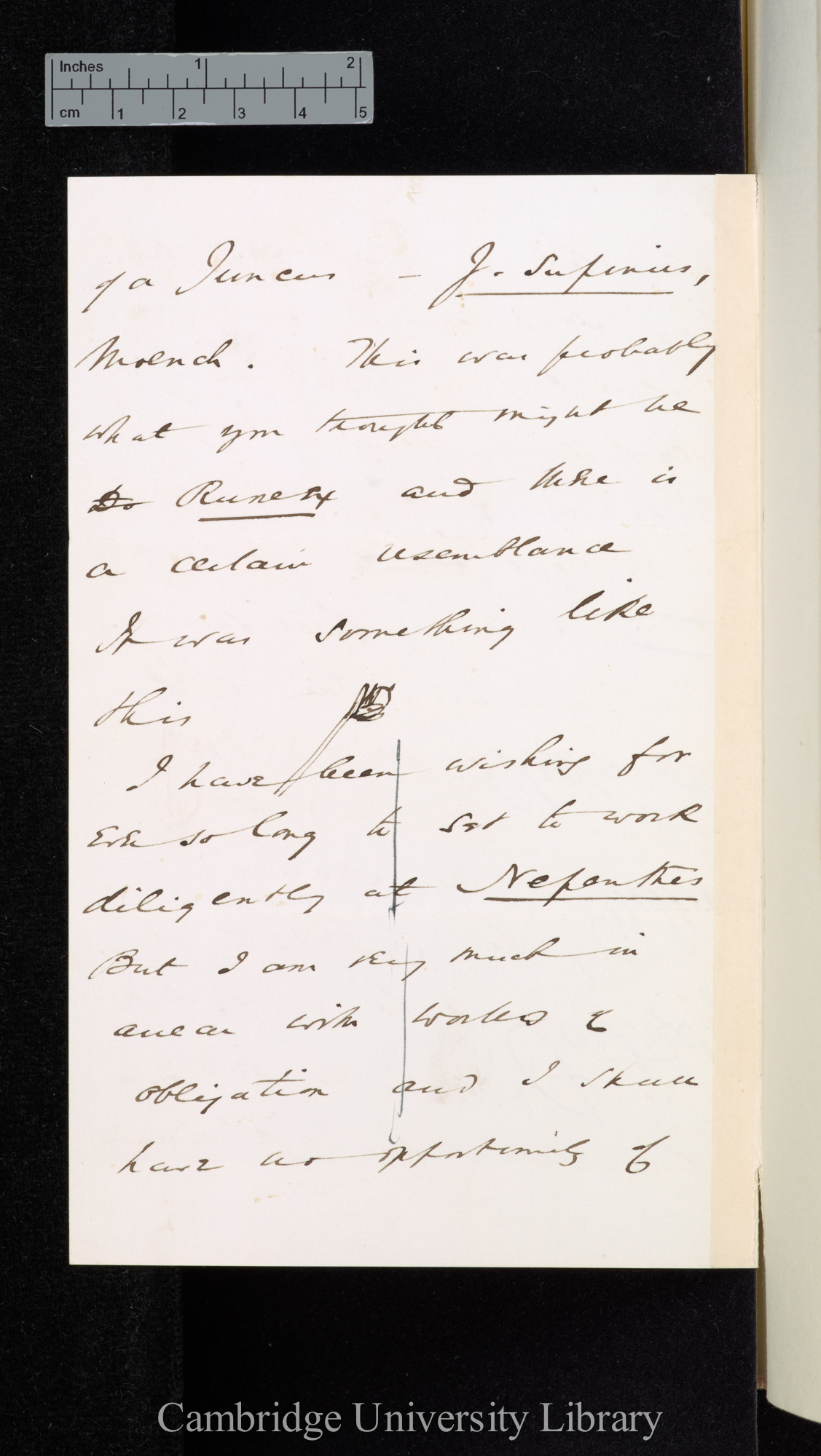 [Sir William Turner Thiselton-Dyer] to Charles Robert Darwin