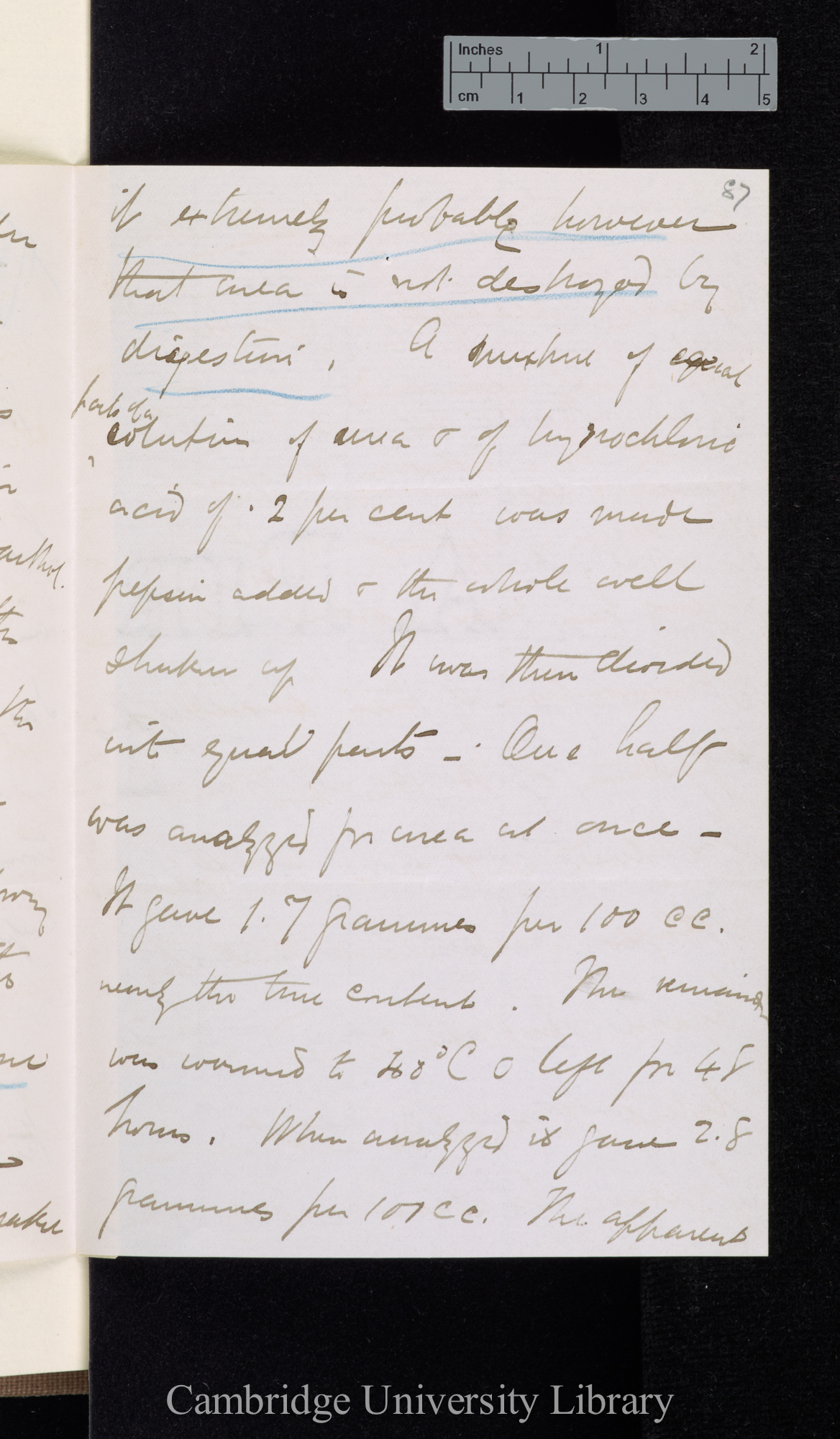 Sir Thomas Lauder Brunton to Charles Robert Darwin