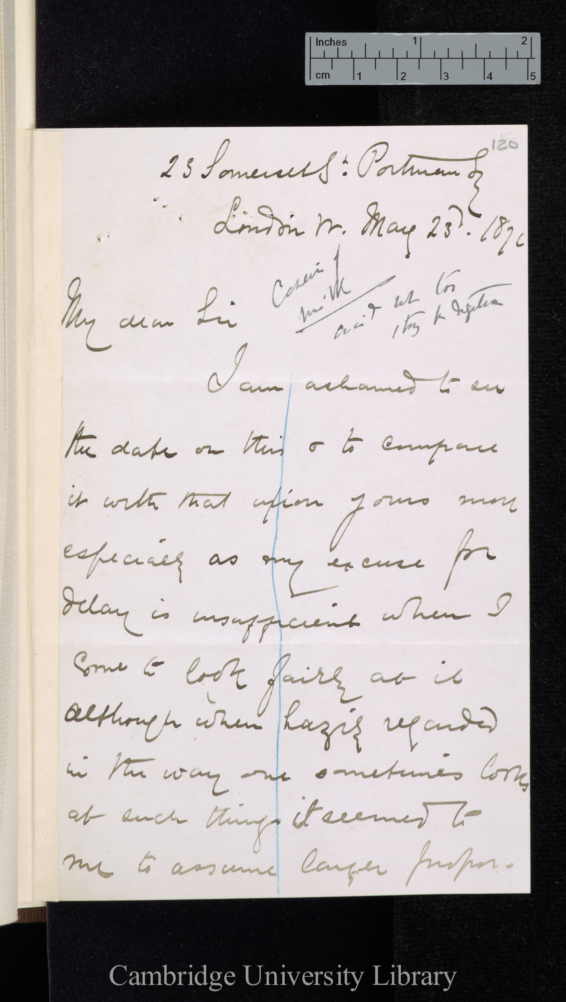 Sir Thomas Lauder Brunton to Charles Robert Darwin