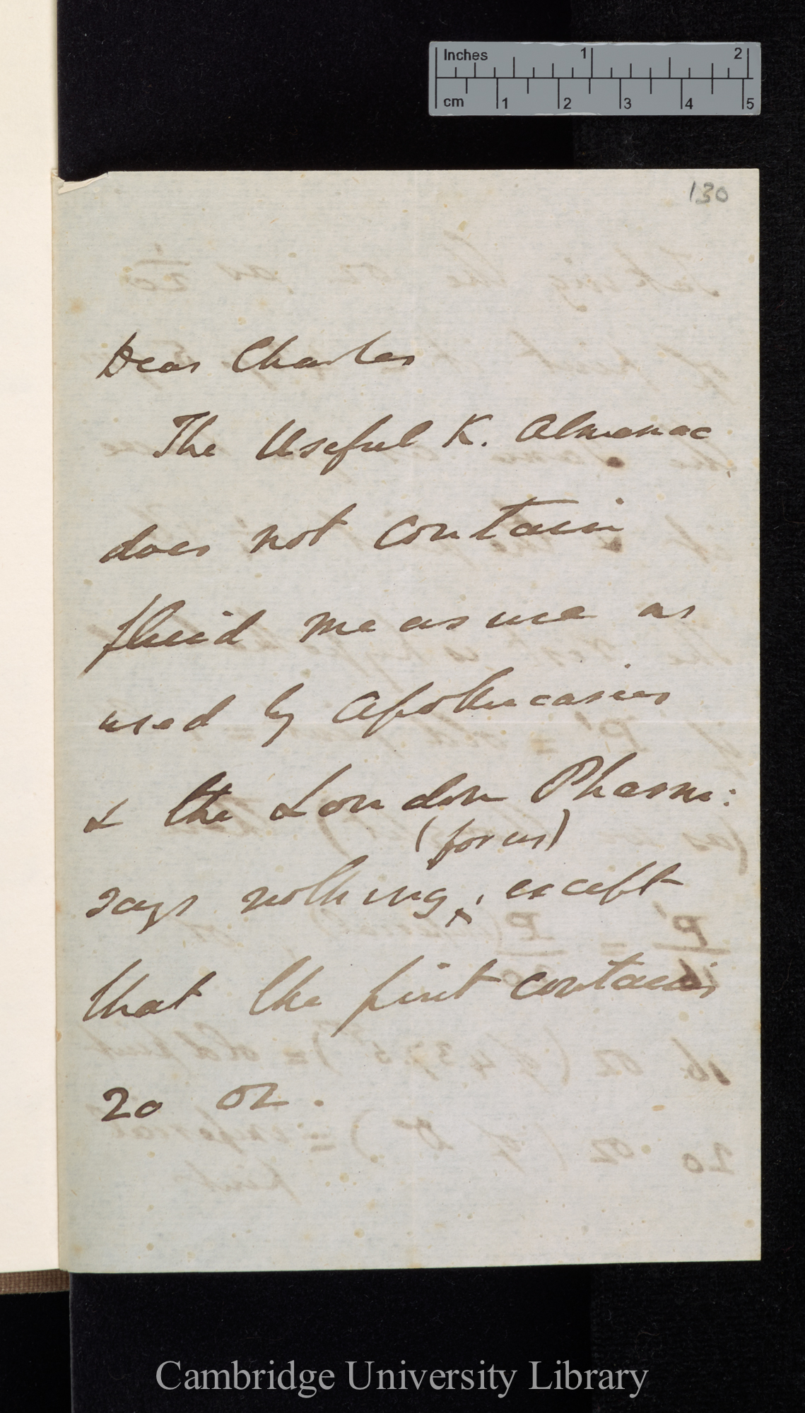 Erasmus Alvey Darwin to Charles Robert Darwin