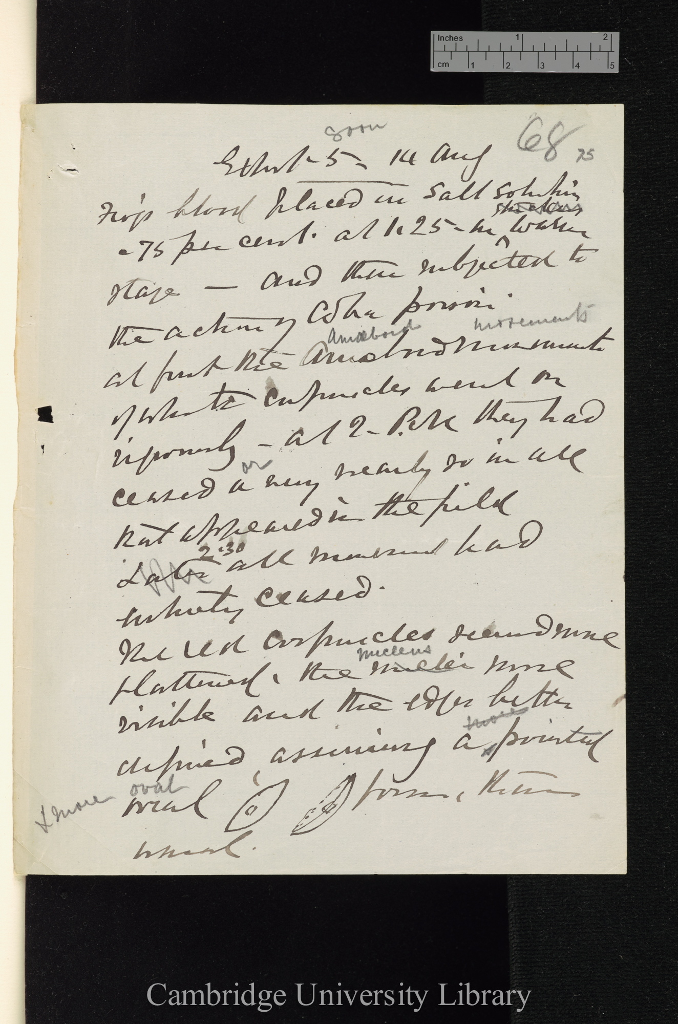 Sir Joseph Fayrer to Charles Robert Darwin