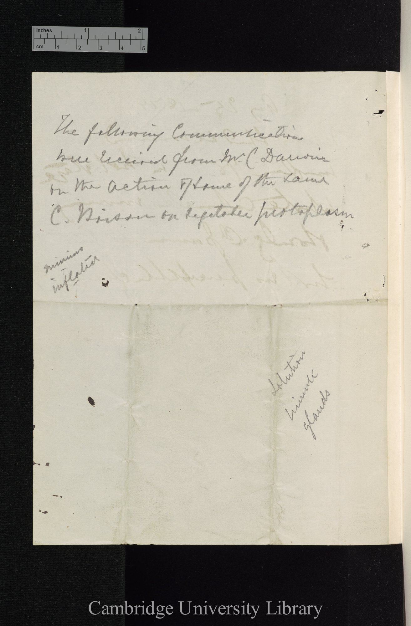 Sir Joseph Fayrer to Charles Robert Darwin