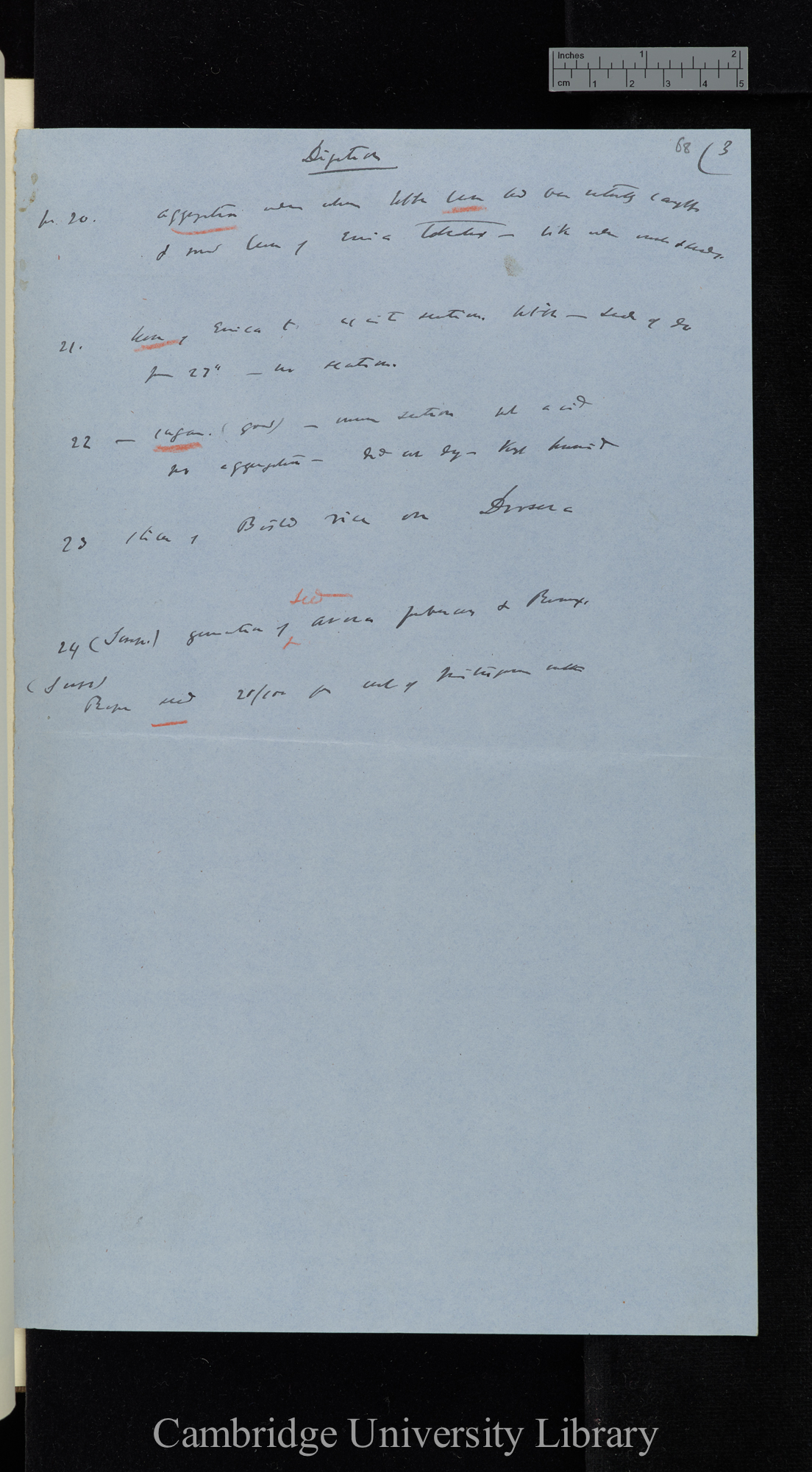 Notes of Secretion, abstraction &amp; Digestion [summary set of notes numbered pp 1-7, 7A-7D, 8-24]