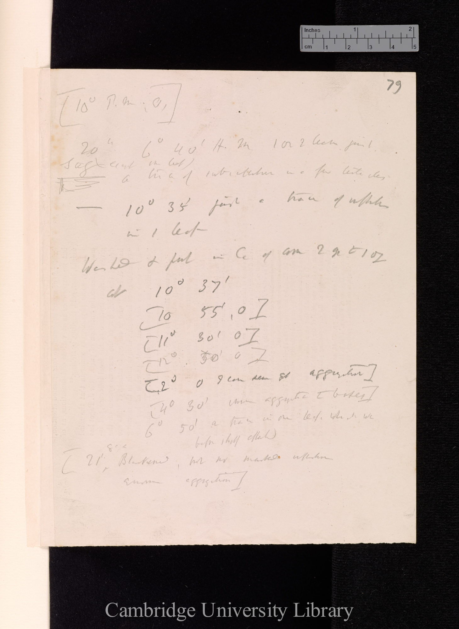 [Carbonate of ammonia, experimental notes]