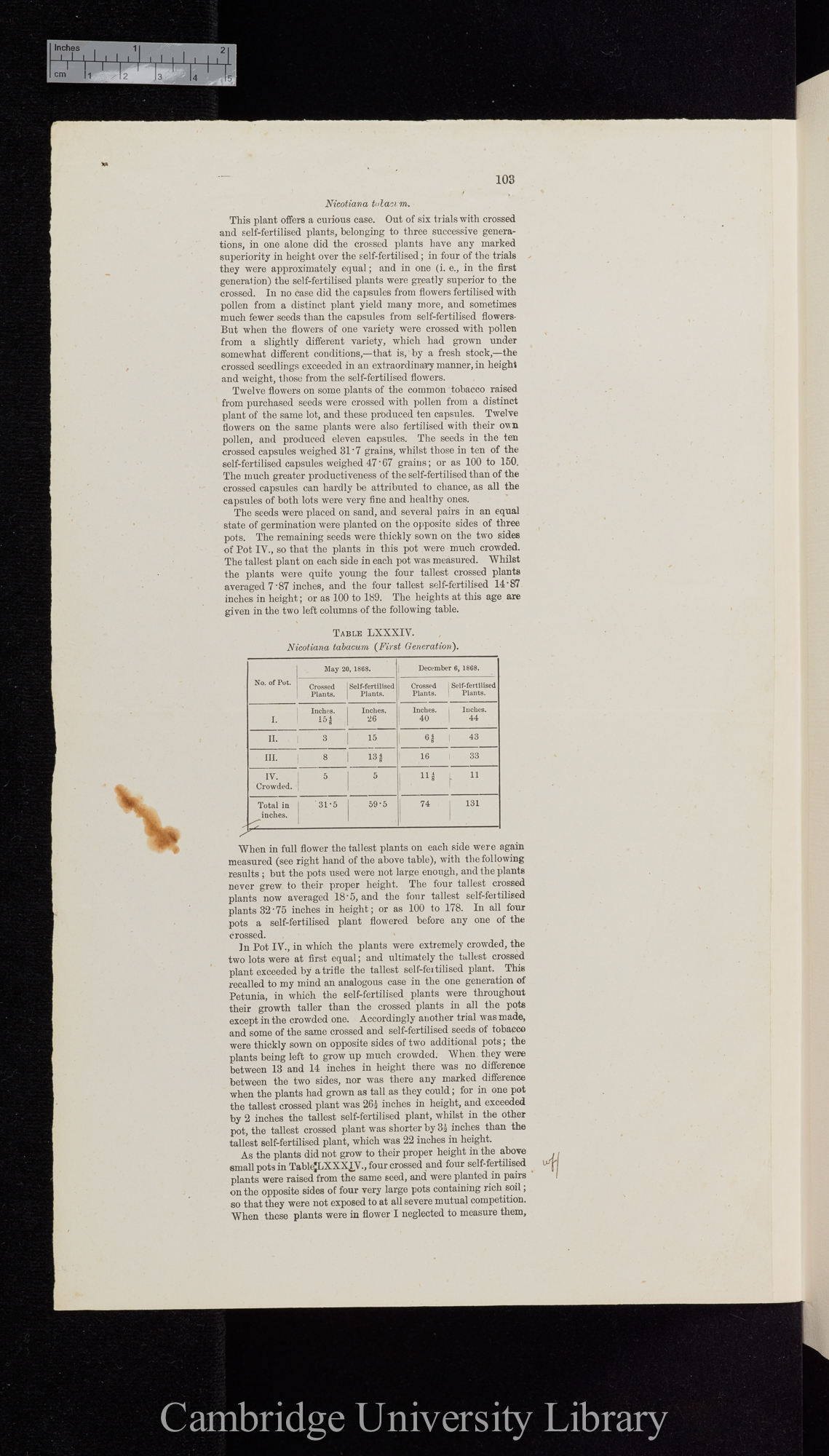 proof sheet of &#39;Fertilisation&#39; p 103 [published pp 203-205]